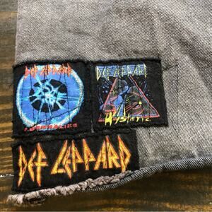 Junk Food Def Leppard Jean Skirt Womens 31 Gray Grunge Mini Distressed Indie